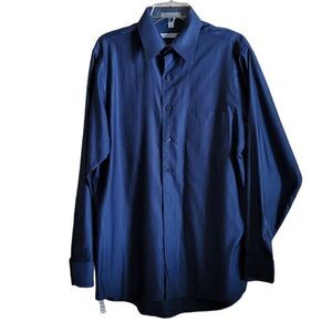 Men's Geoffrey Beene Blue Long Sleeve Dress Shirt